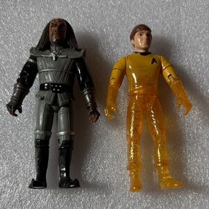 1997-98 Star Trek Transporter Captain James Kirk and Sisko as Klingon Figure